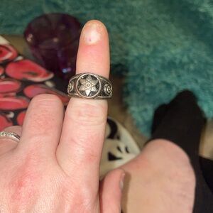 Vintage Star of David ring for men